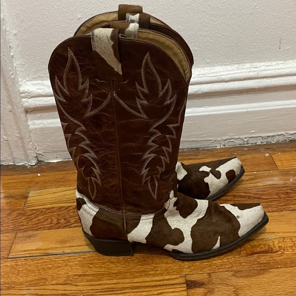 Idyllwind Tan and Cream Leather Boots